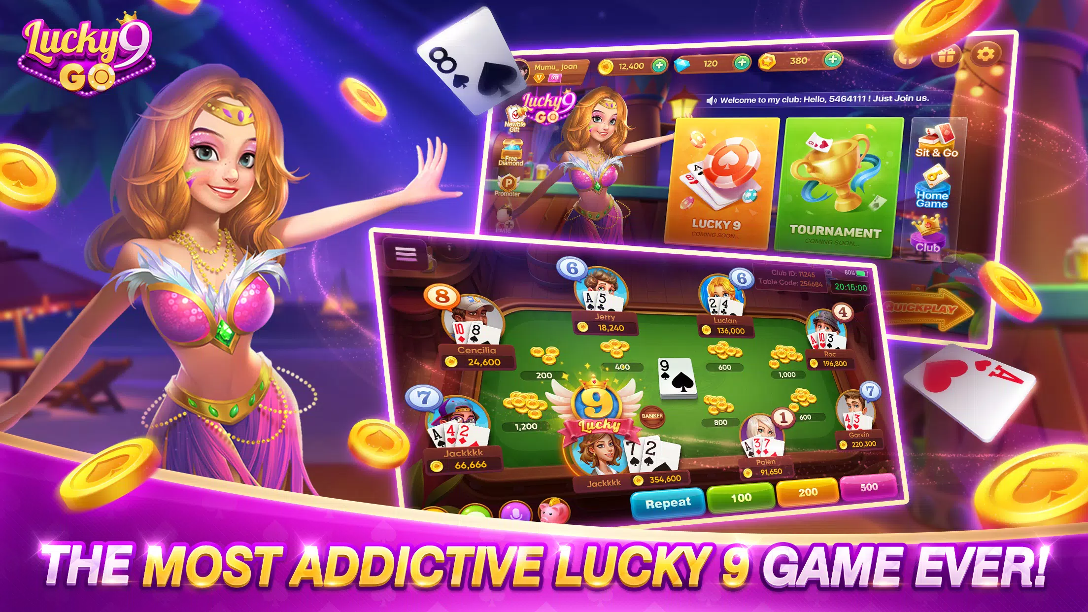 Lucky 9 Go экрана 1