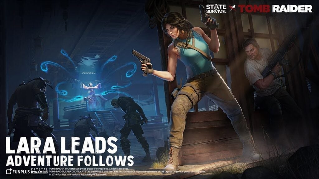 《古墓麗影》的拉拉·克羅夫特（Lara Croft）加入了史詩般的跨界的生存狀態