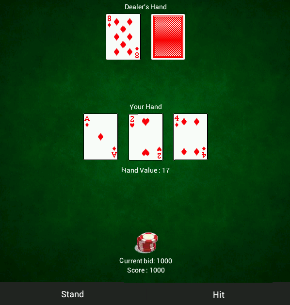 Play21 Blackjack ဖန်သားပြင်ဓာတ်ပုံ 1