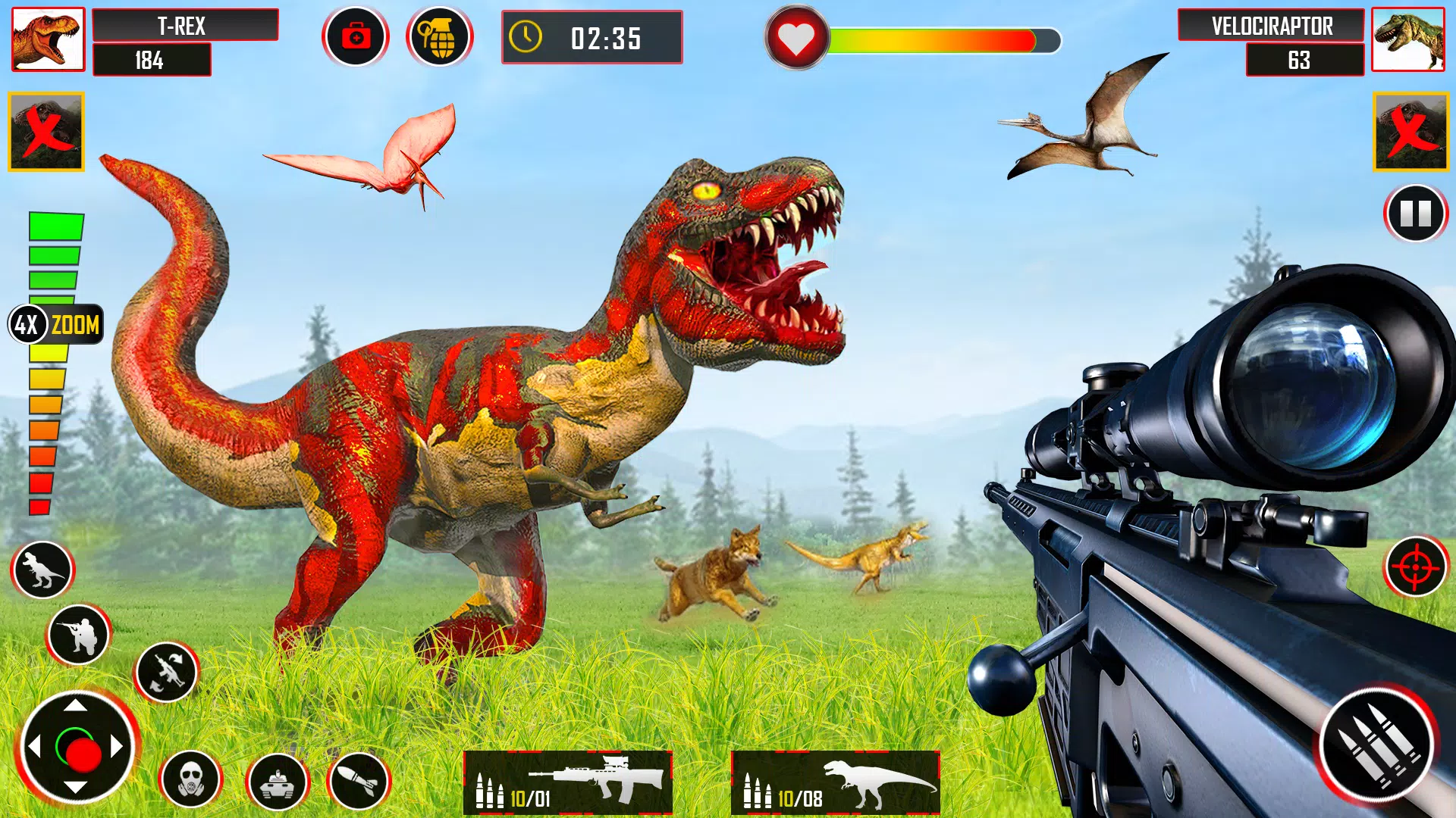 Wild Dino Hunting - Gun Games экрана 2