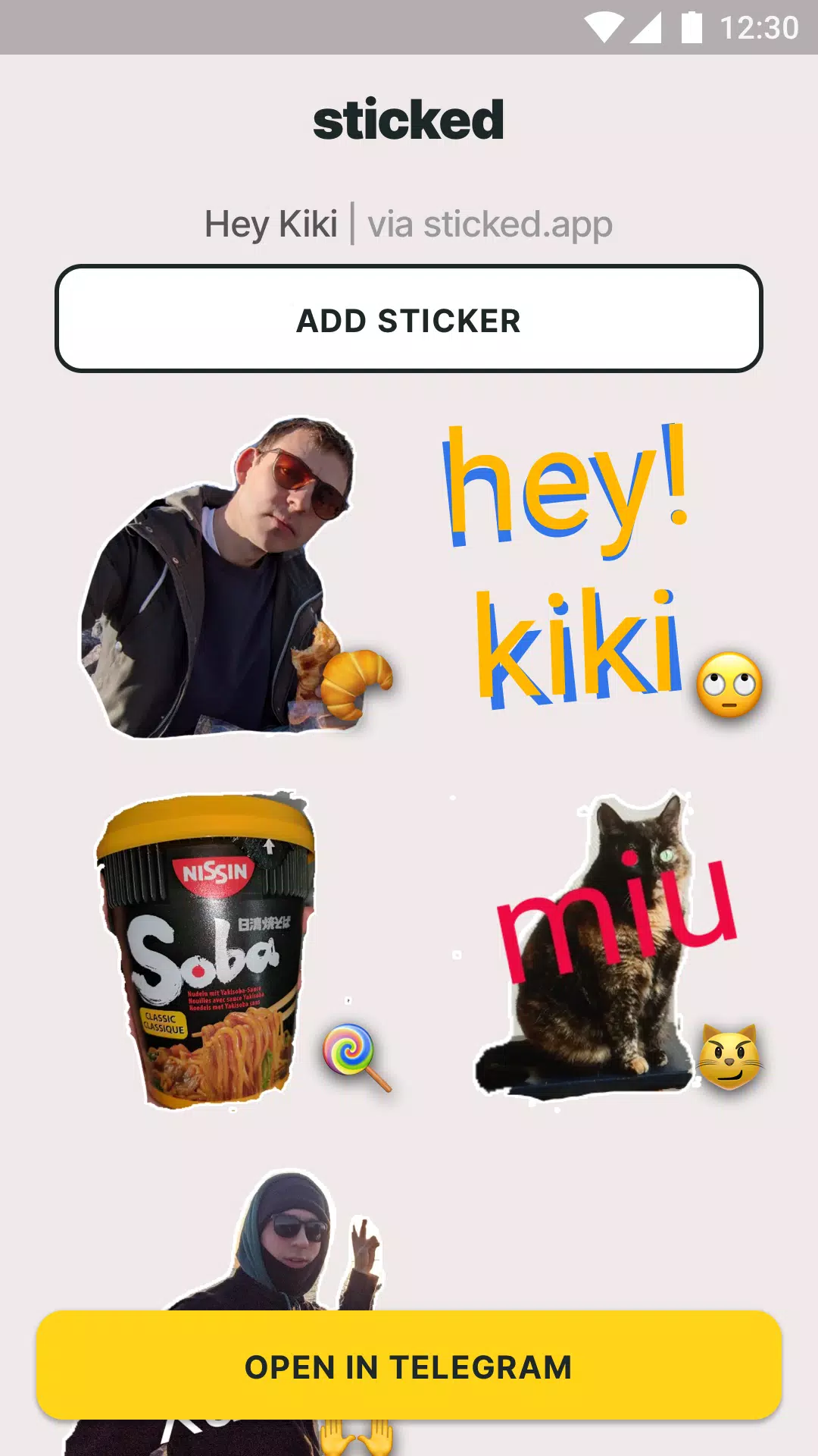 Sticked - Telegram stickers应用截图第2张