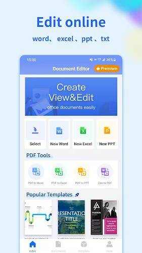 Document Editor:Word,Sheet,PDF screenshot 1