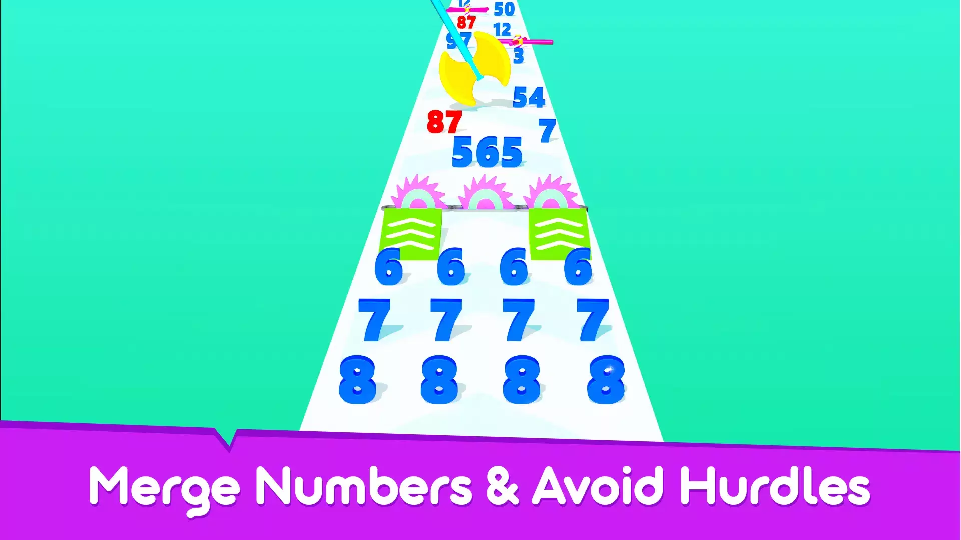 Run & Merge Numbers Game zrzut ekranu 2