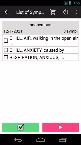 Homoeopathic Repertorium Screenshot 2