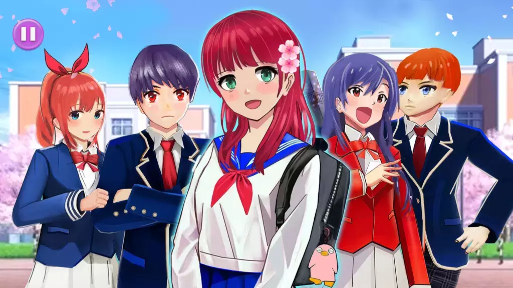 Anime High School Life স্ক্রিনশট 4