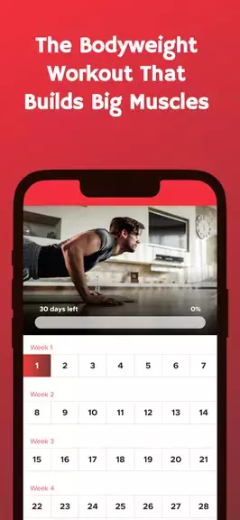 30 Day Push Up Challenge Screenshot 4