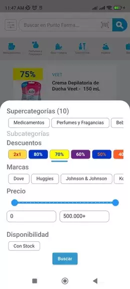 PuntoFarma Screenshot 2