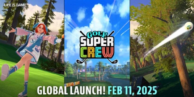 Golf Super Crew ist ein bevorstehender Golf-Simulator der nächsten Generation auf Mobilgeräte mit farbenfrohen Arcade Flair