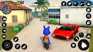 Blue Monster Crime Fighter Screenshot 1