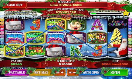 Snow Slots Merry Christmas স্ক্রিনশট 1