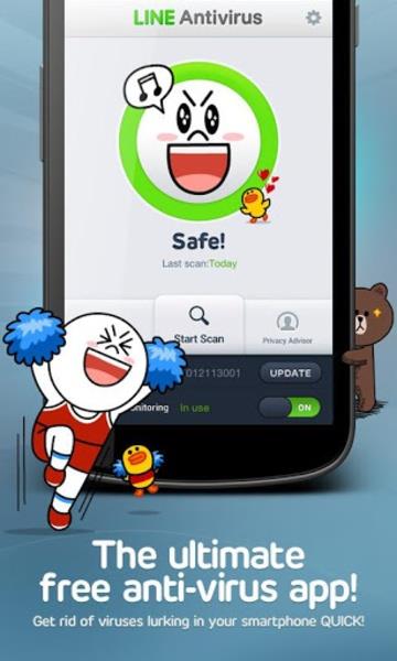 LINE Antivirus Captura de tela 1