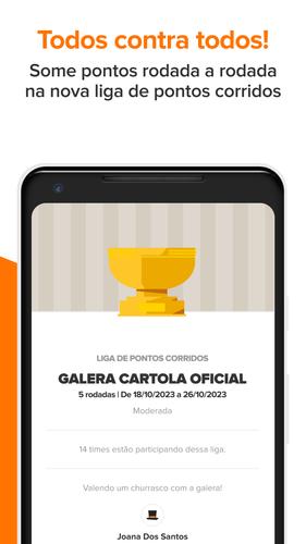 Cartola Oficial captura de pantalla 