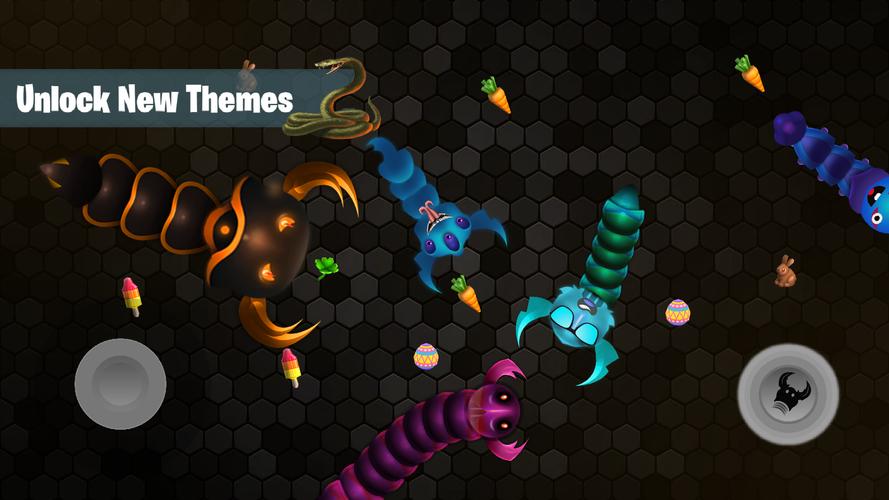 Gusanos.io - Snake Game Online экрана 1