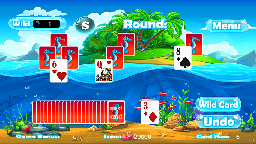 Tri Peaks Solitaire Classic screenshot 3