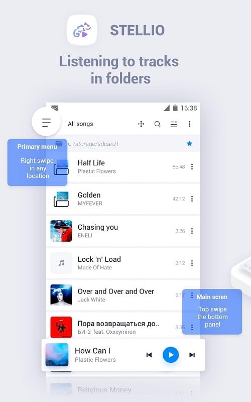 Stellio - Music and mp3 Player Screenshot 2