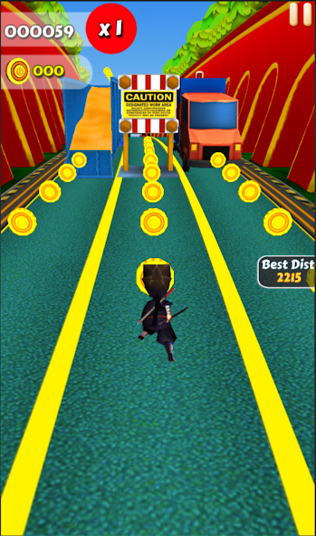 Run Subway Ninja Mod экрана 1
