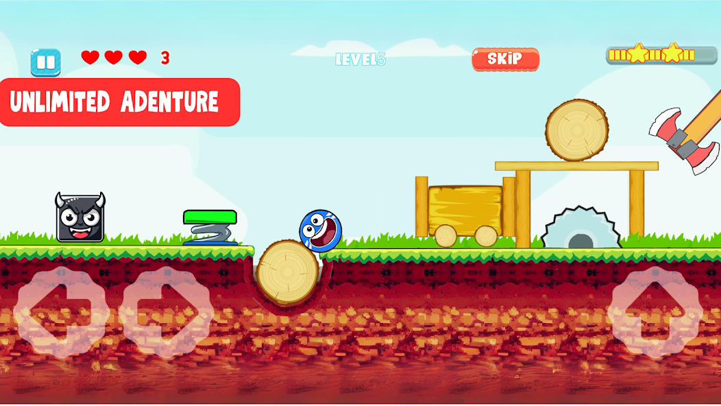 Screenshot Ball V - Red Bounce Ball 5 Mod 1