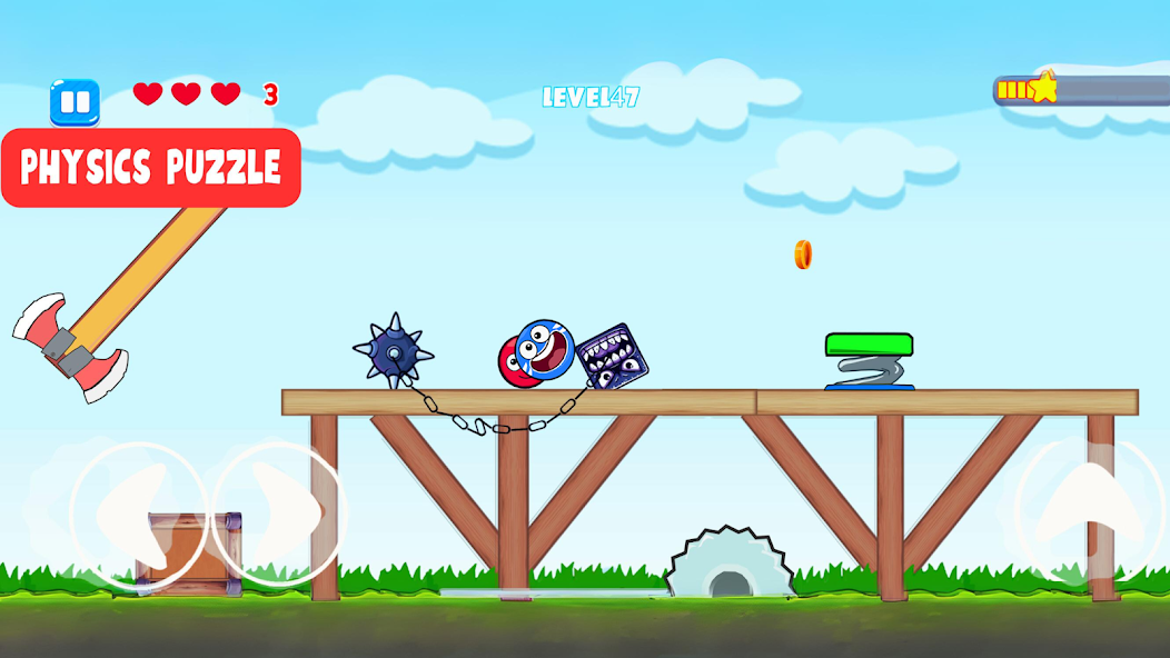Screenshot Ball V - Red Bounce Ball 5 Mod 3