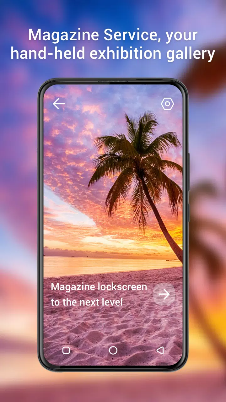 Magazine Lockscreen XOS Screenshot 1