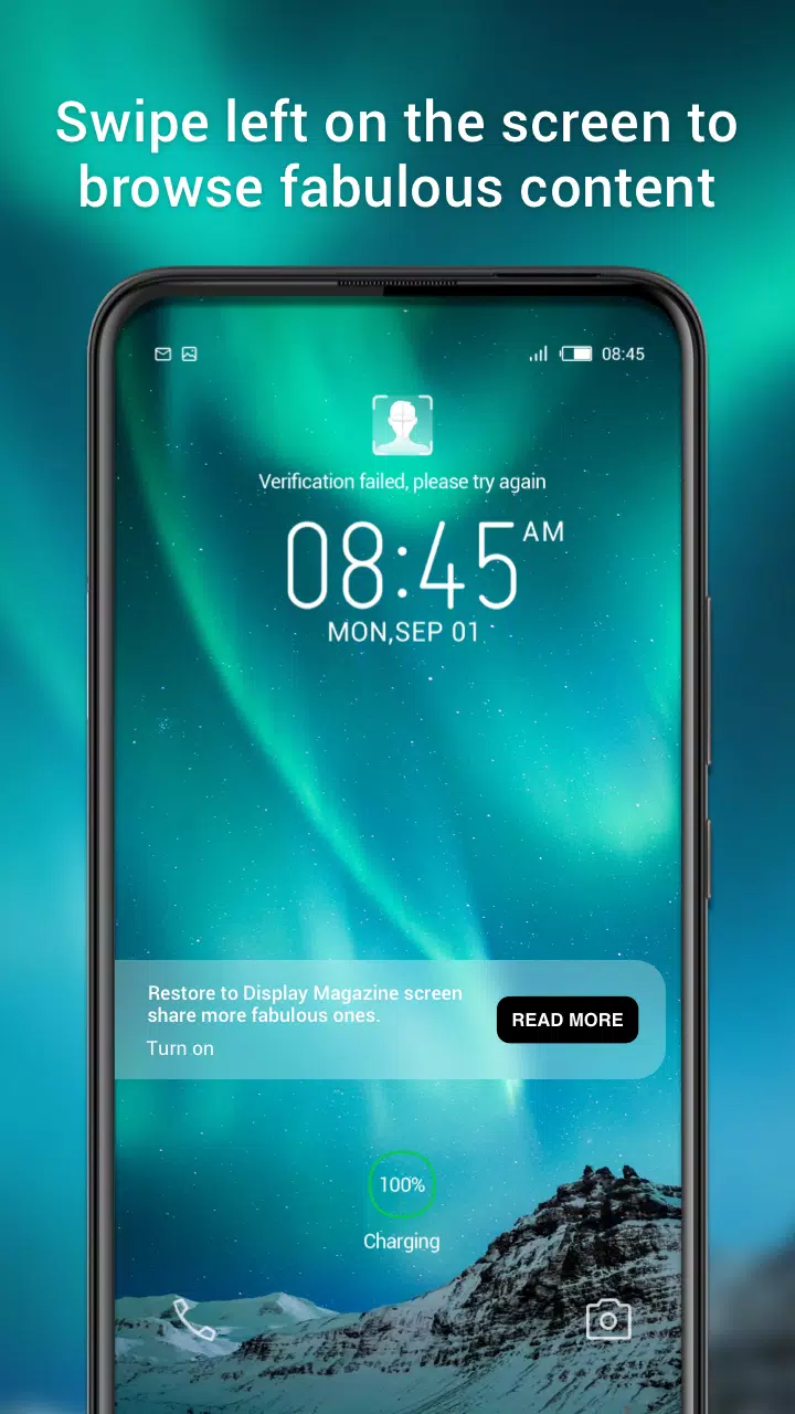 Magazine Lockscreen XOS Screenshot 4