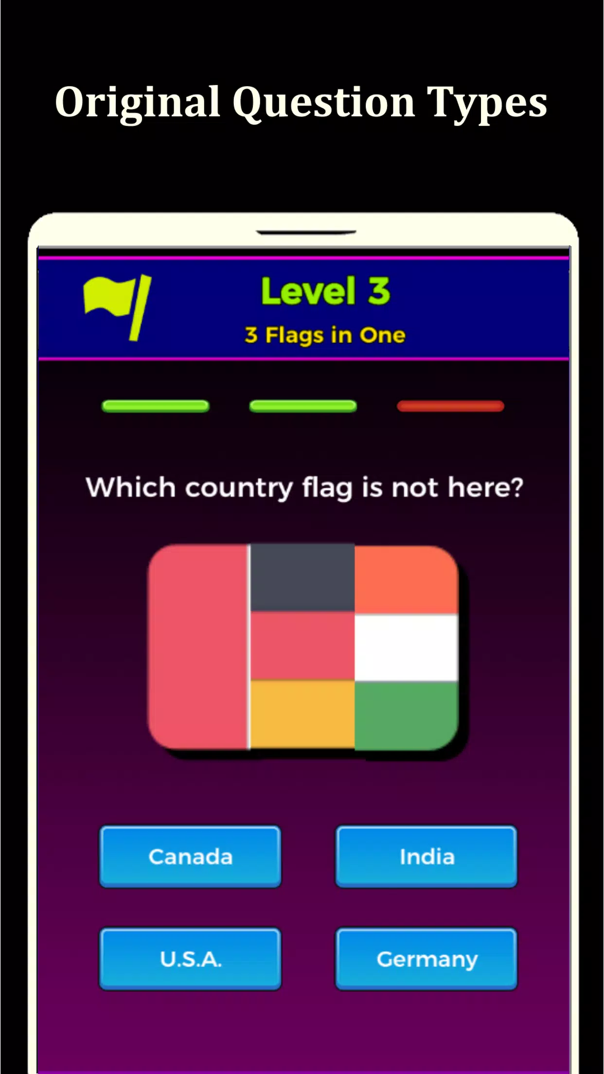 World Flags Quiz Game captura de pantalla 