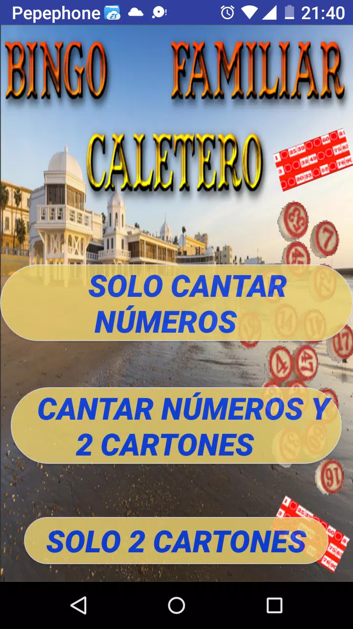 Bingo Caletero Screenshot 1