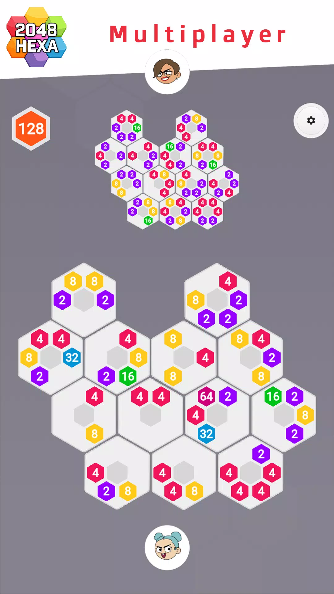 2048 Hexa ဖန်သားပြင်ဓာတ်ပုံ 3