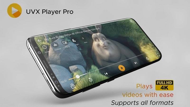 UVX Player Pro ဖန်သားပြင်ဓာတ်ပုံ 1