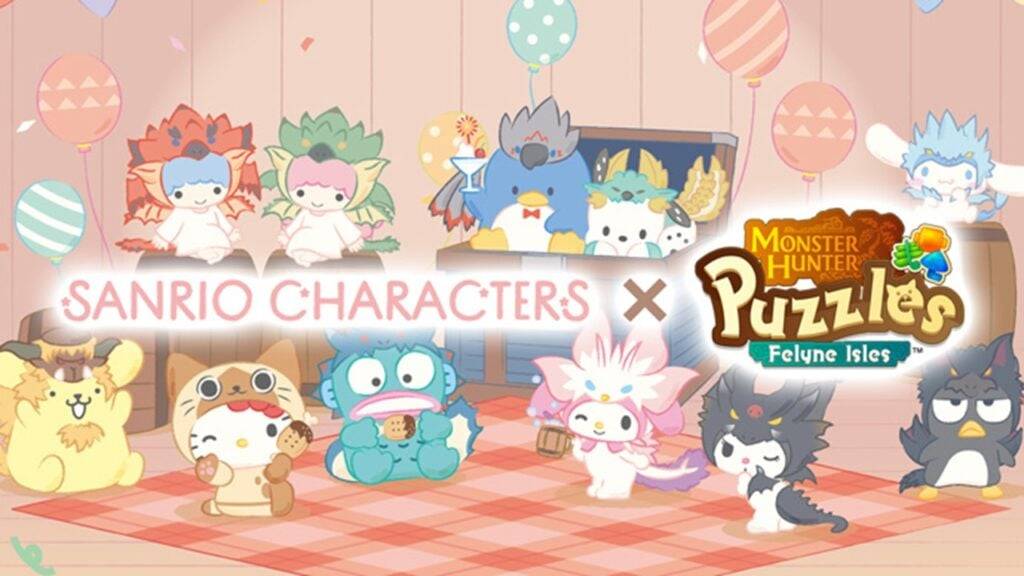 Felyne Isles x Sanrio: Cinnamoroll -Avatare in Monsterjäger -Rätseln
