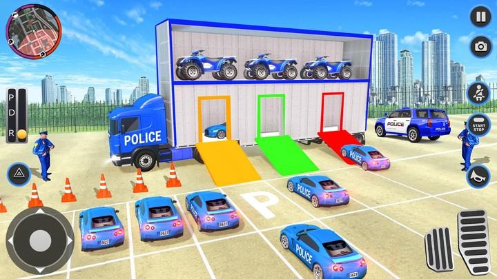 US Police Car Transport Career captura de pantalla 