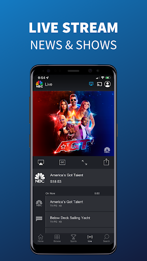 The NBC App - TV y Episodios Captura de pantalla 1