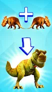 Dinosaur Merge Battle Fight экрана 3