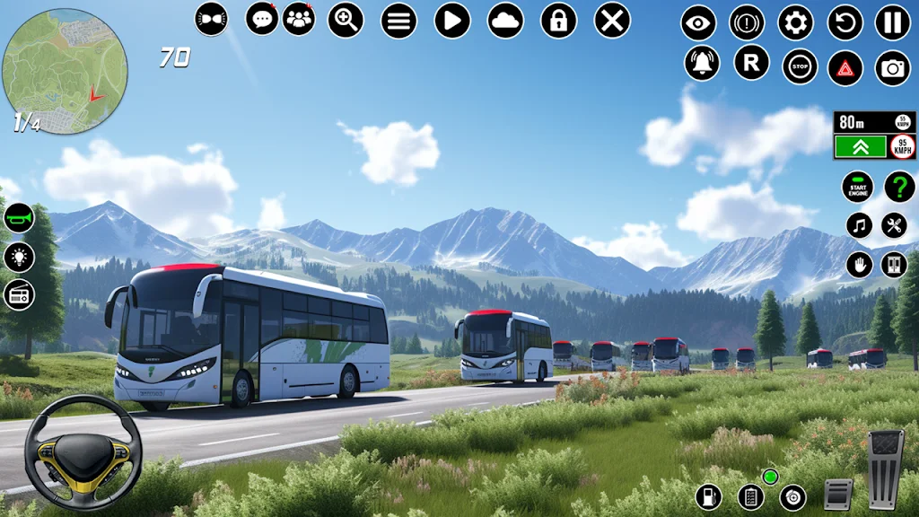 Indian Bus Driver: Bus Game ảnh chụp màn hình 2