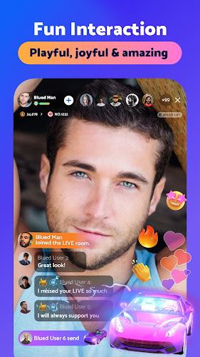 HeeSay - Blued Gay Chat & LIVE captura de pantalla 