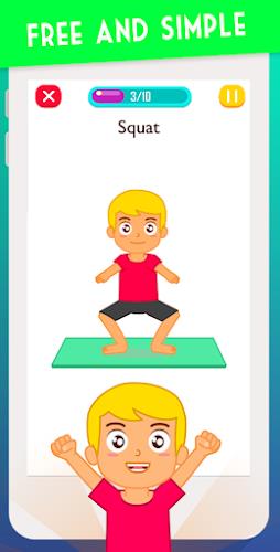 Exercise for Kids at home ảnh chụp màn hình 3