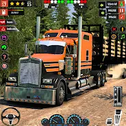 US Cargo Truck Simulator Game स्क्रीनशॉट 1