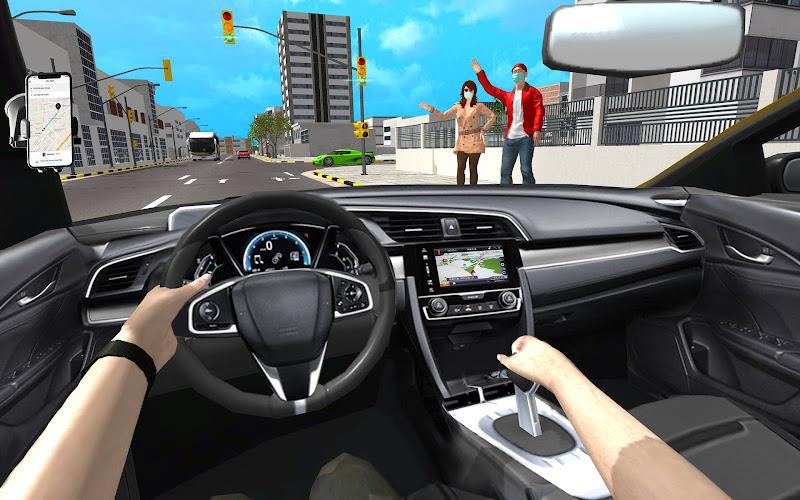 Open World Taxi Sim 2023 ảnh chụp màn hình 4