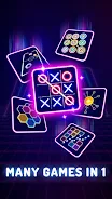 Tic tac toe: minigame 2 player ảnh chụp màn hình 1