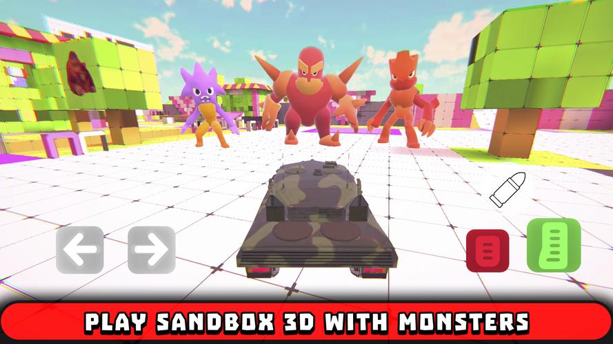 Sandbox Playground 3d game ဖန်သားပြင်ဓာတ်ပုံ 1