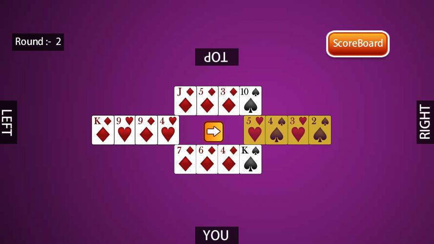 Hazari Card Game : 1000 Points Screenshot 3