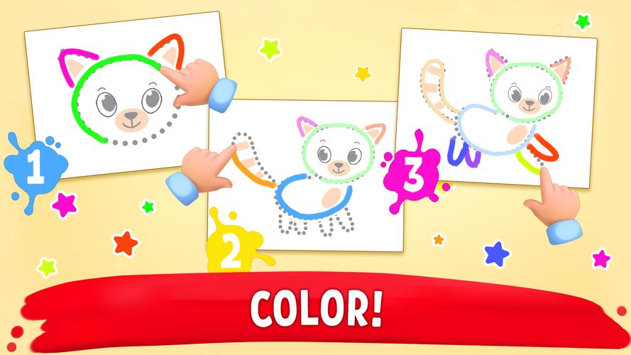 Coloring book Games for kids 2 экрана 3