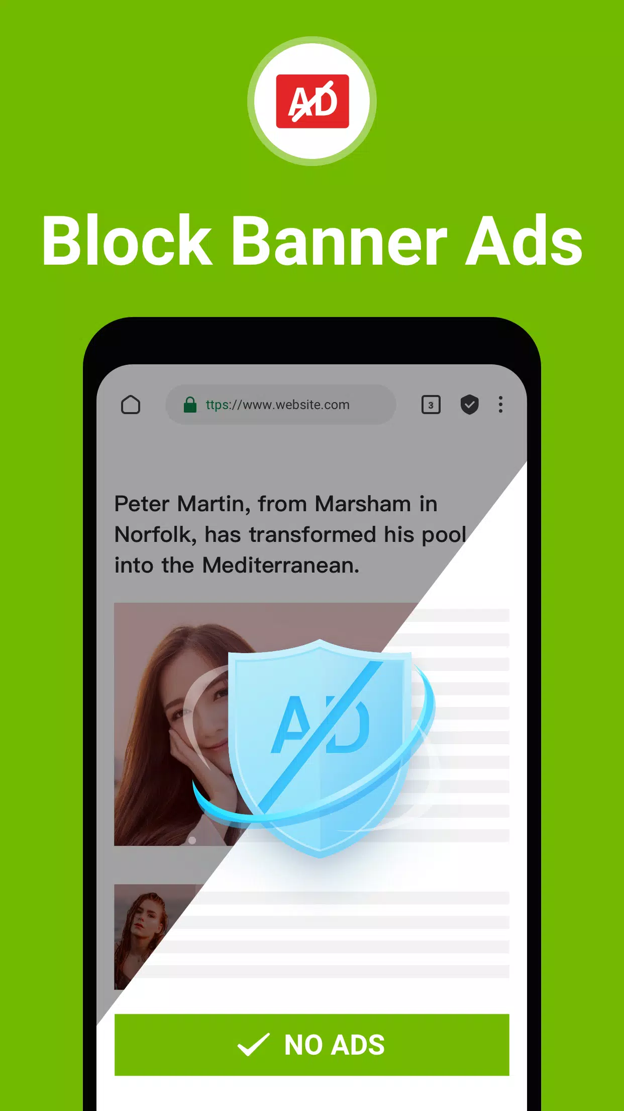 FAB Adblocker Browser:Adblock ảnh chụp màn hình 3
