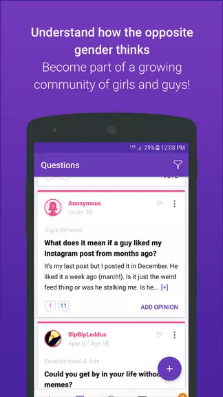 GirlsAskGuys Screenshot 1