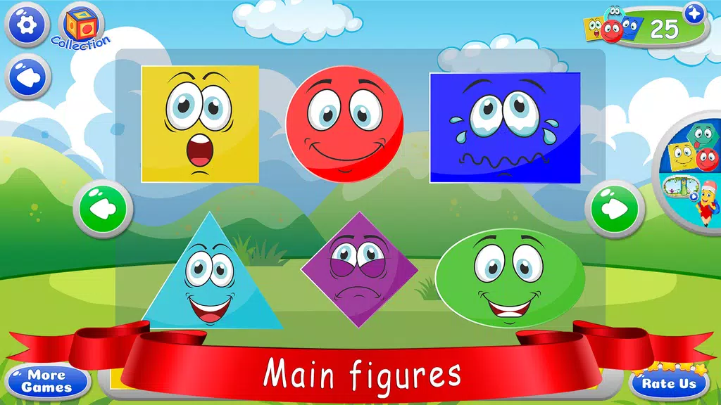 Learn shapes — kids games Screenshot 2