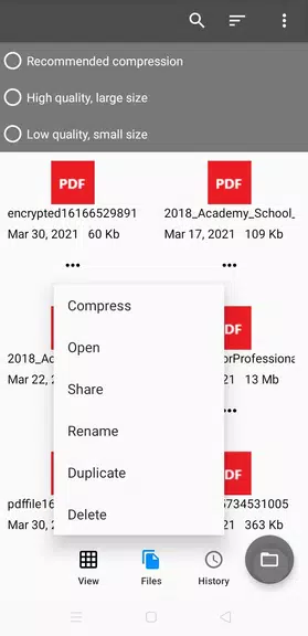 PDF Small - Compress PDF स्क्रीनशॉट 3