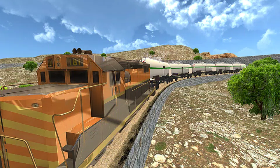 Oil Tanker Train Driving Sim zrzut ekranu 2