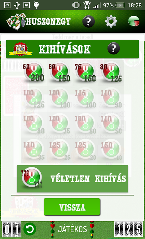 Huszonegy - magyar kártyával Screenshot 3