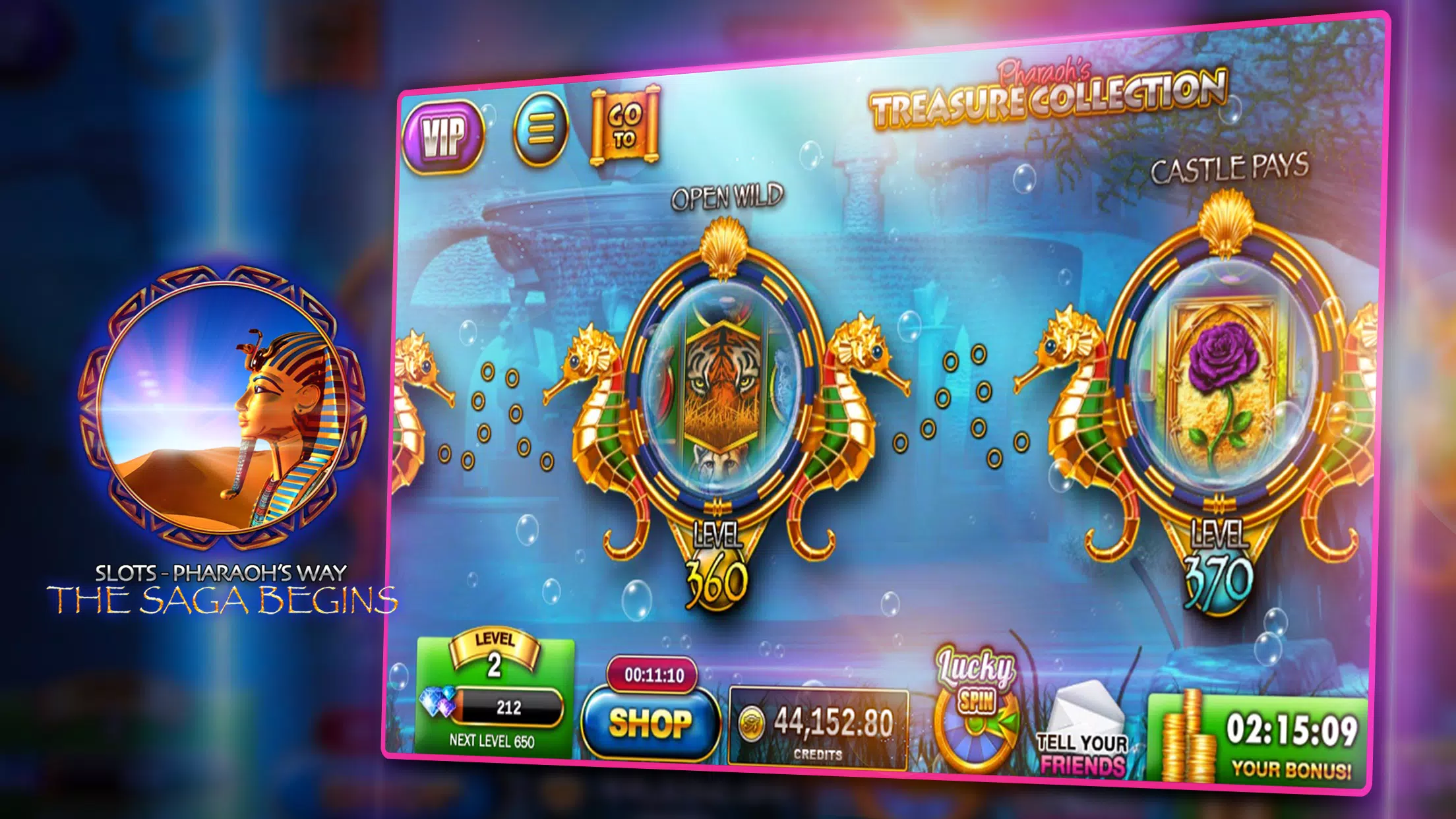 Slots - Pharaoh’s Way Casino экрана 2