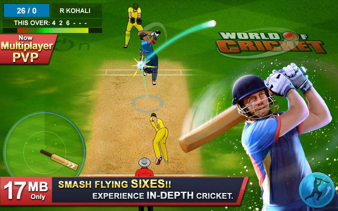 World of Cricket :Championship Screenshot 1