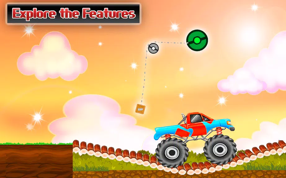 Rope Bridge Racer Car Game экрана 3